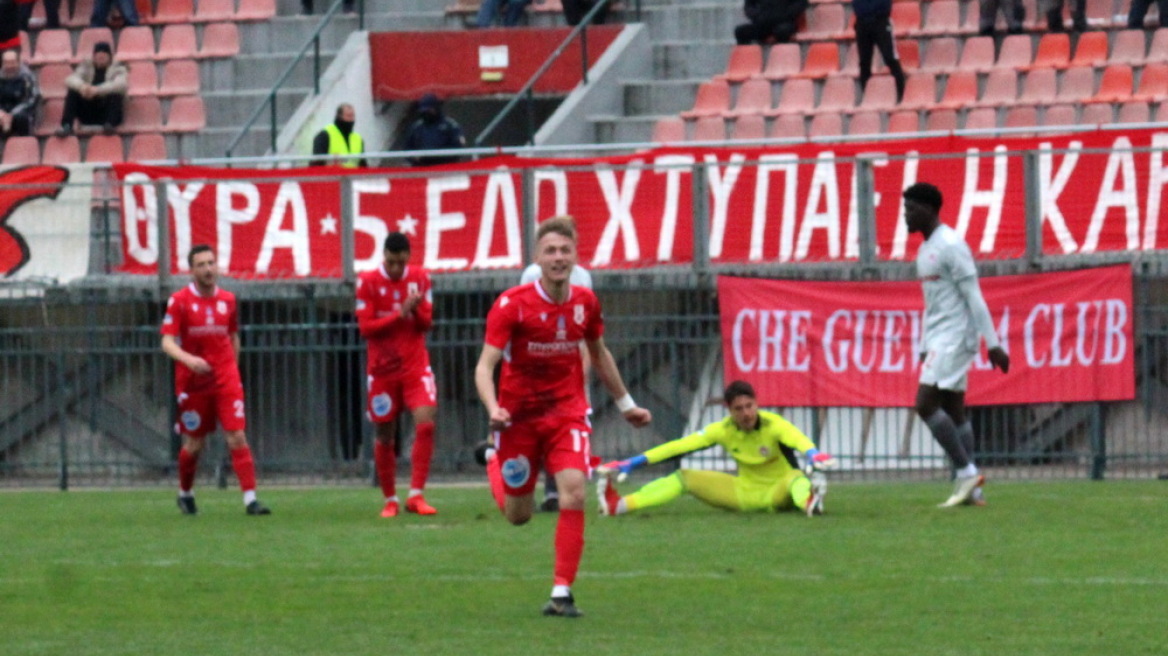  Super League 2, Πανσερραϊκός - Ολυμπιακός Β' 4-0: «Μπλόκο» στις Σέρρες 