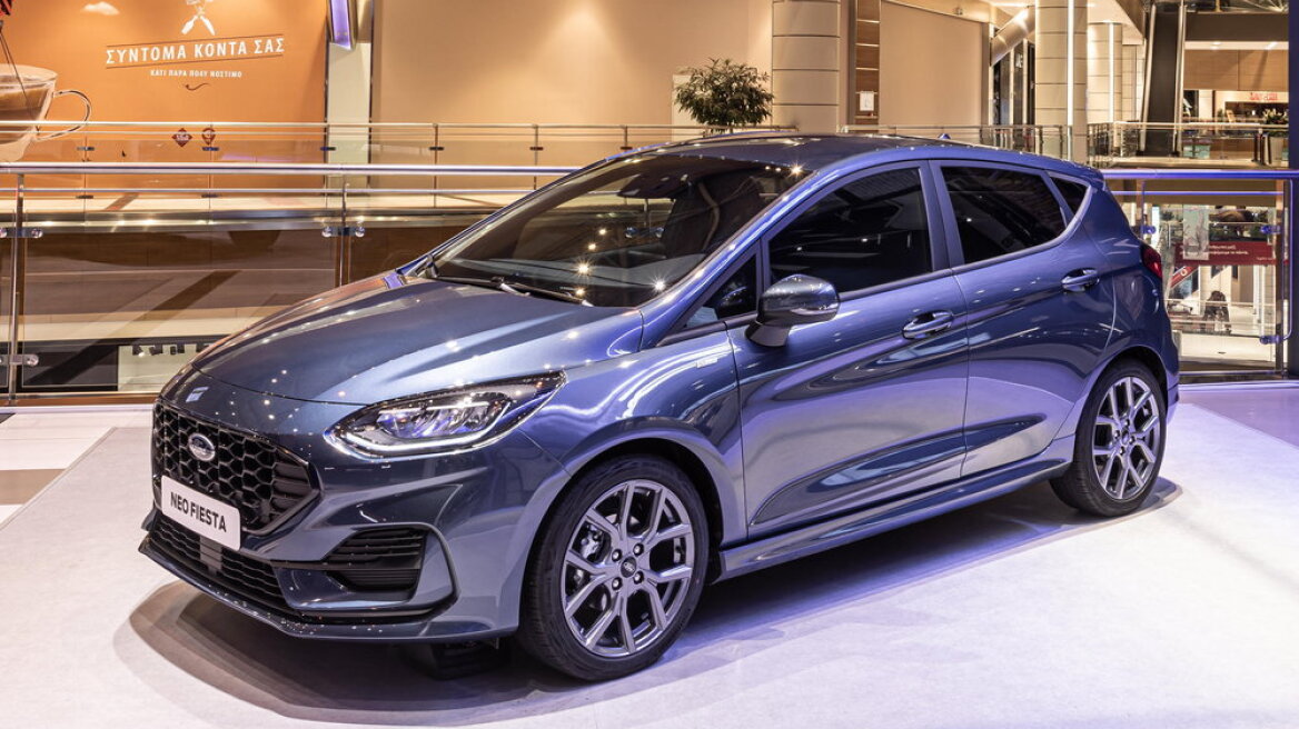 Το αναβαθμισμένο Fiesta στην έκθεση της Ford στο «The Mall Athens»