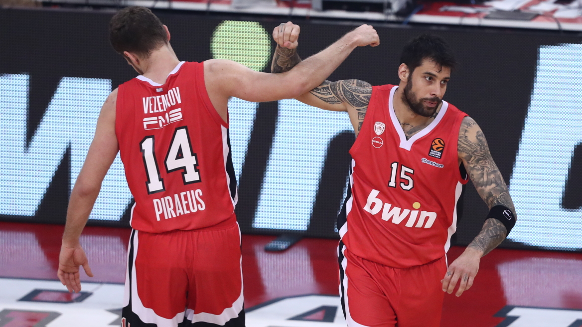 Euroleague, Ολυμπιακός - Παναθηναϊκός 101-73: «Ερυθρόλευκο» πάρτι στο ΣΕΦ 