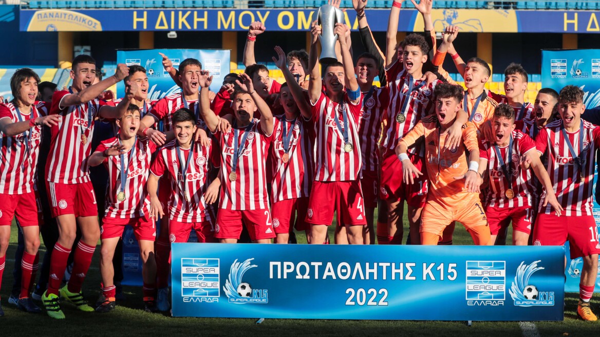  Super League K15, Πρωταθλητής Ελλάδας ο Ολυμπιακός επικράτησε 5-4 του ΠΑΟΚ στα πέναλτι - Δείτε τα γκολ 