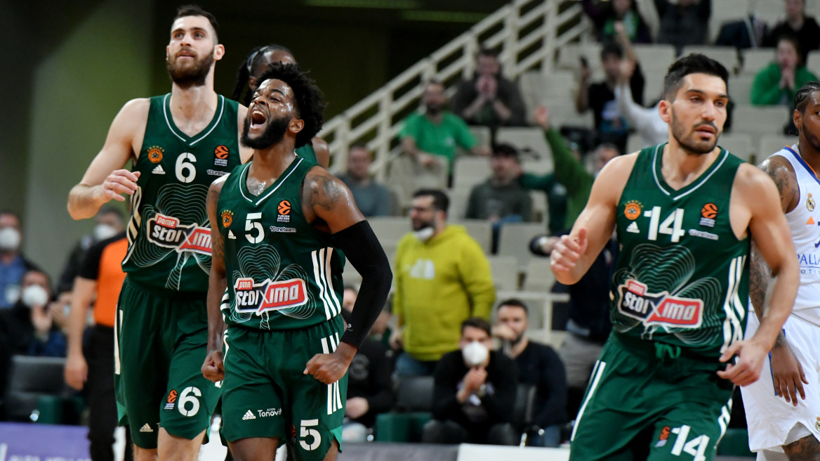 Euroleague, Παναθηναϊκός - Ρεάλ Μαδρίτης 87-86: Υποκλίθηκε η «Βασίλισσα»