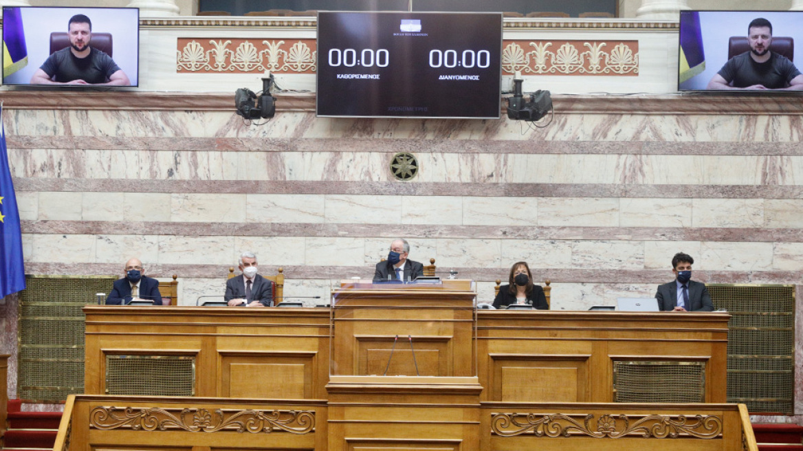 Τασούλας: Δέκα λεπτά πριν από την ομιλία Ζελένσκι μάθαμε για την παρέμβαση των μαχητών