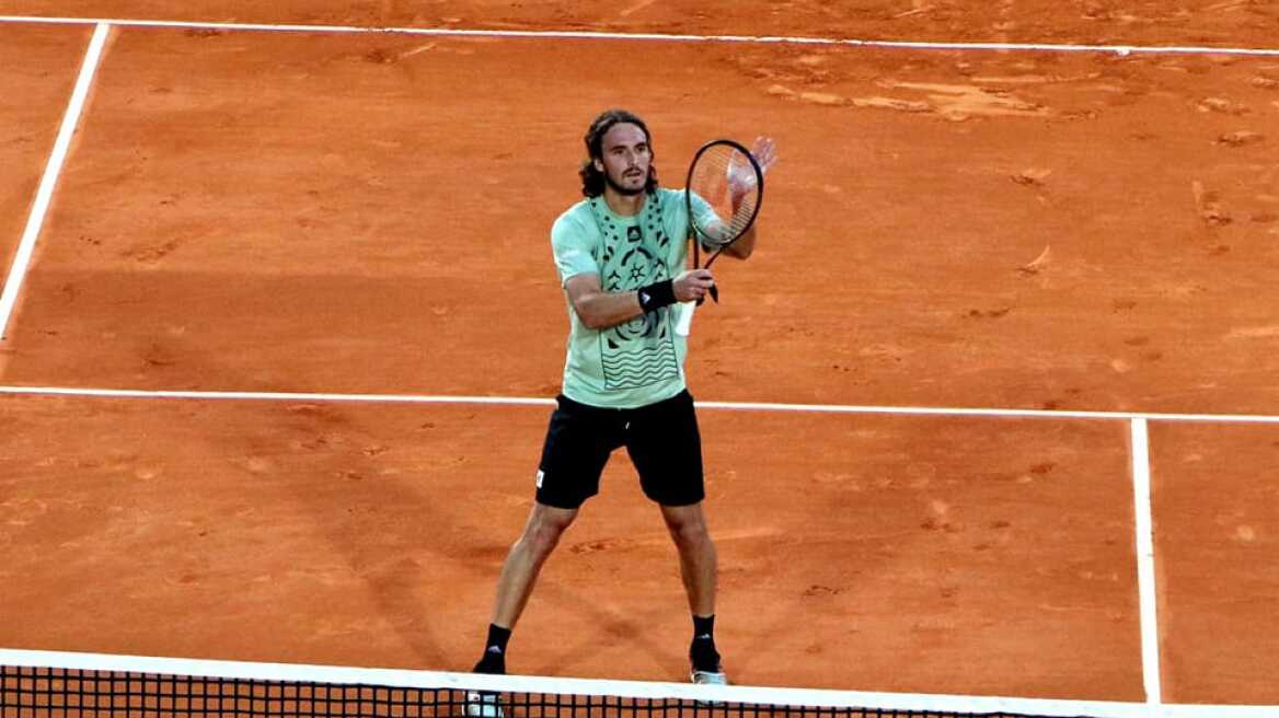   Monte Carlo Masters, Τσιτσιπάς - Φονίνι 2-0: Φανταστική πρεμιέρα - Δείτε βίντεο 