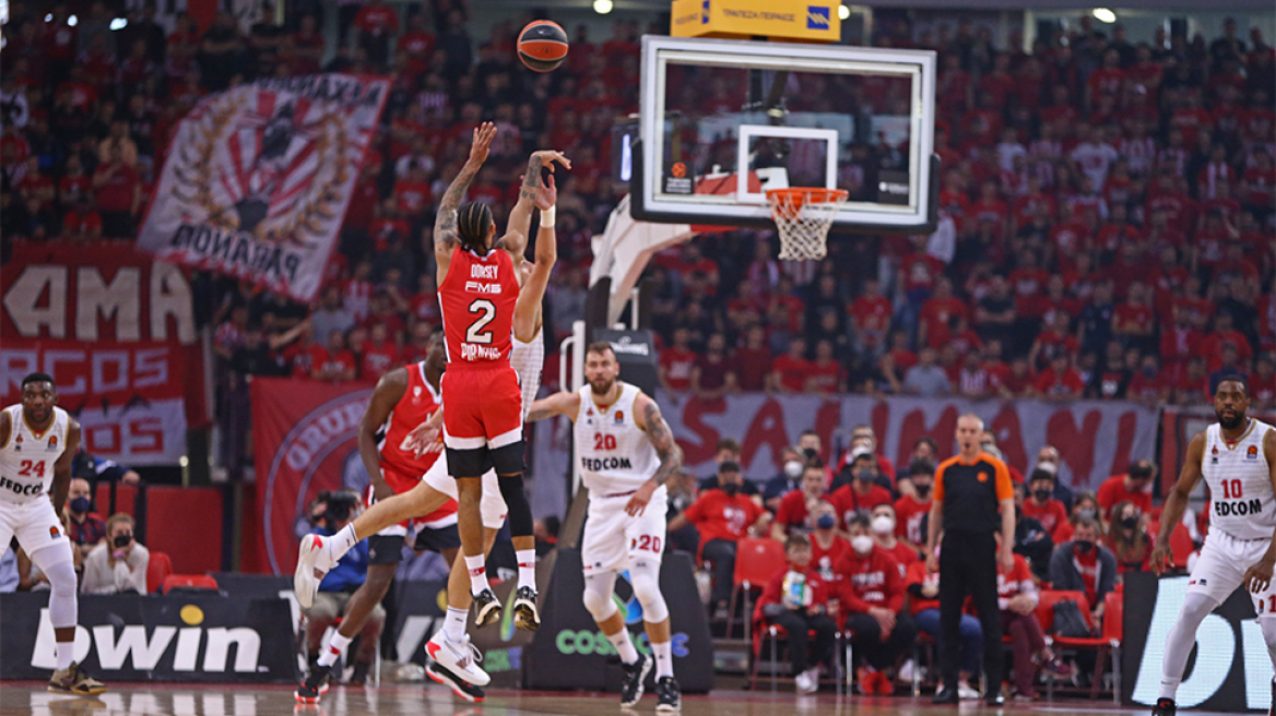 Euroleague play offs , Ολυμπιακός-Μονακό 72-96: Ανώμαλη προσγείωση