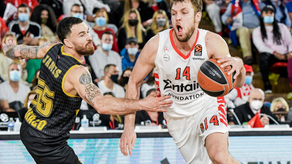  Euroleague playoffs, Μονακό-Ολυμπιακός 78-77: Στο ΣΕΦ θα κριθεί η πρόκριση στο Final-4