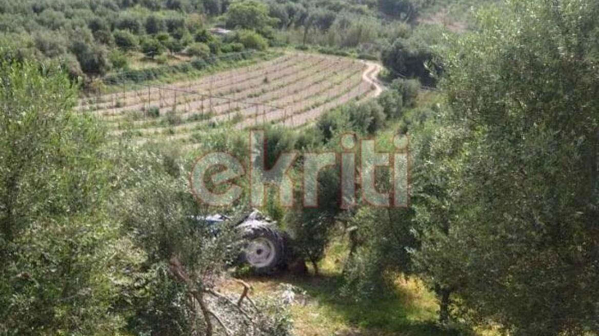 Κρήτη: Νέα τραγωδία - Καταπλακώθηκε από το τρακτέρ του