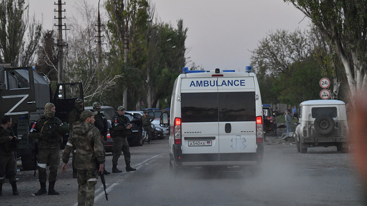 Πόλεμος στην Ουκρανία - Αζοφστάλ: Σε περιοχές που ελέγχονται από φιλορώσους οι τραυματισμένοι στρατιώτες 