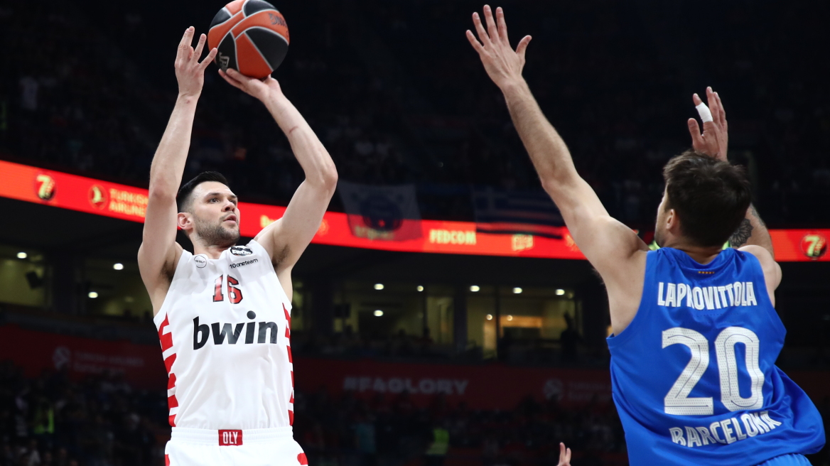 Euroleague, Ολυμπιακός - Μπαρτσελόνα 74-84: Φινάλε με ήττα και 4η θέση στο Βελιγράδι 