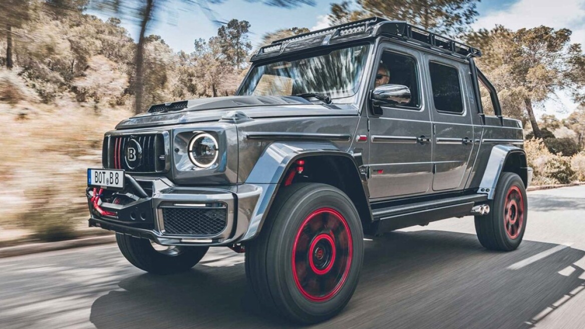 Η Brabus εκτοξεύει την Mercedes G63 pick-up στους 900 ίππους