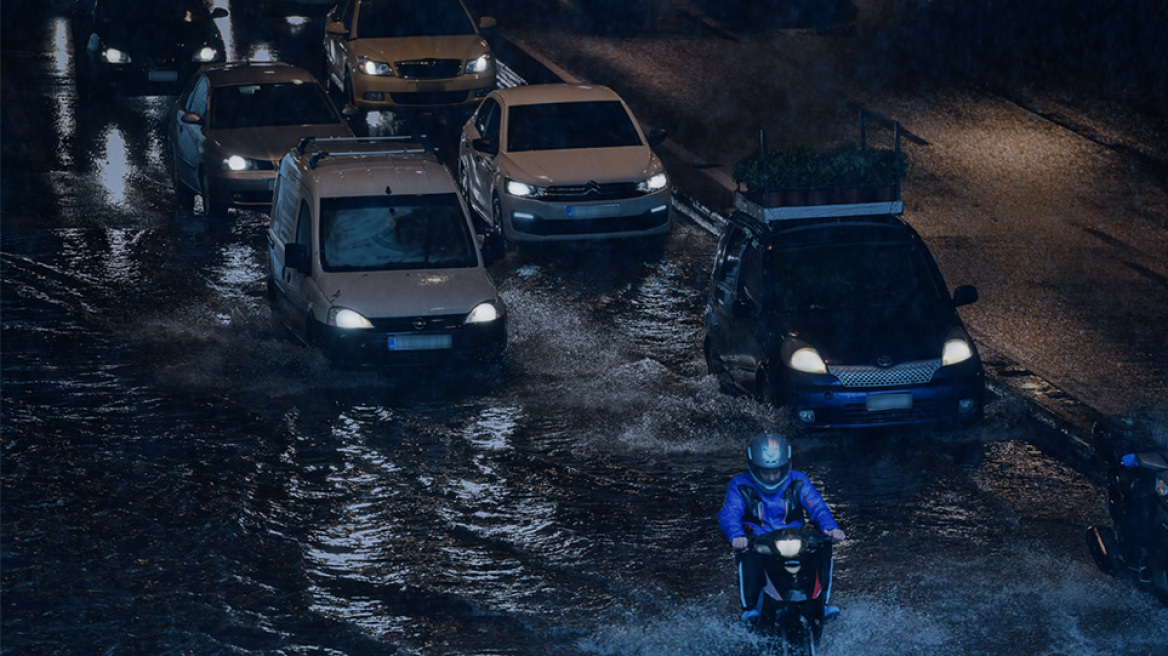 Καιρός-Κακοκαιρία: Έφτασε και στην Αττική - Ποιες περιοχές πλήττονται