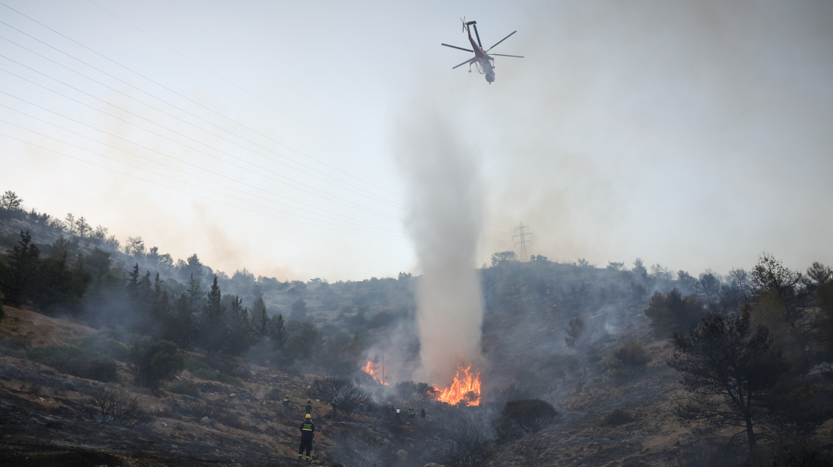 Υπό έλεγχο η πυρκαγιά σε δασική έκταση στον Ασπρόπυργο