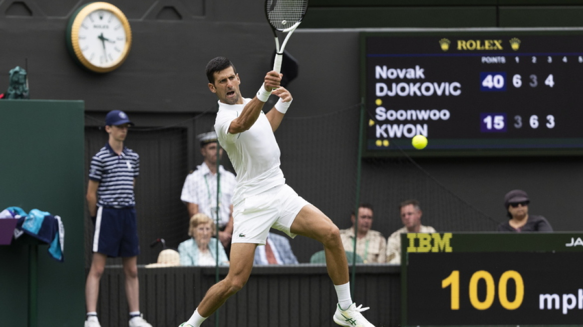 Wimbledon: Έγραψε ιστορία ο Τζόκοβιτς, αποκλεισμός σοκ του Χουρκάτζ