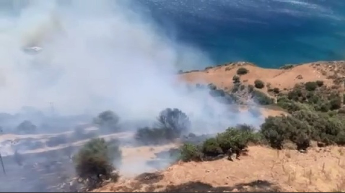 Φωτιά τώρα στο Ρέθυμνο