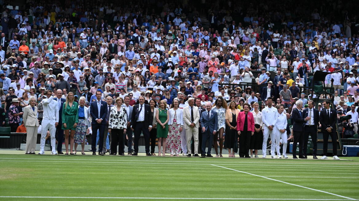 Wimbledon: Όλοι οι θρύλοι του παγκόσμιου τένις στη γιορτή για τα 100 χρόνια του Center Court - Δείτε βίντεο