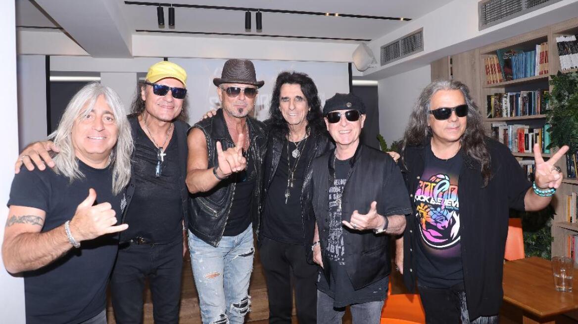 Scorpions - Alice Cooper στην Αθήνα: «Το ελληνικό κοινό νιώθει τη μουσική μας»