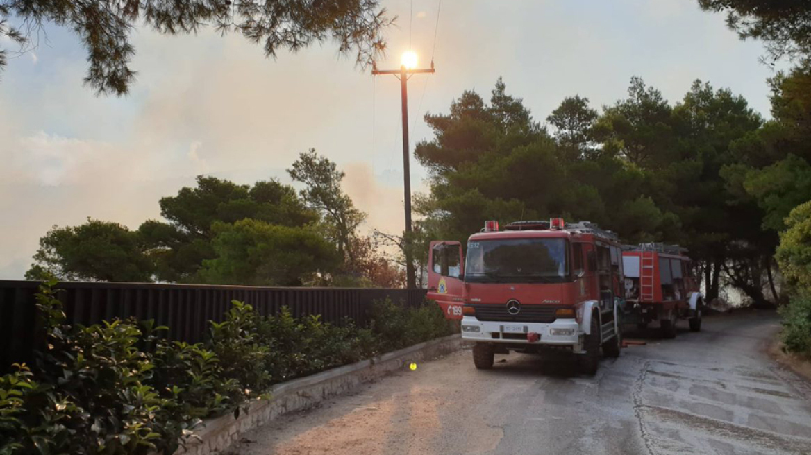 Λευκάδα: Φωτιά στο Πόρτο Κατσίκι – Επιχείρηση της Πυροσβεστικής και με εναέρια μέσα