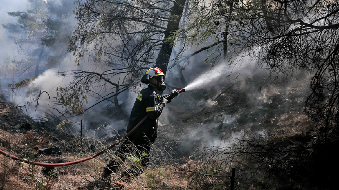 Φωτιές: Χωρίς ενεργό μέτωπο η πυρκαγιά στο Ρέθυμνο