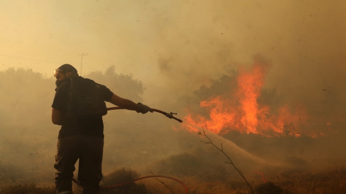 Φωτιά στην Αταλάντη - Μεγάλη κινητοποίηση της Πυροσβεστικής