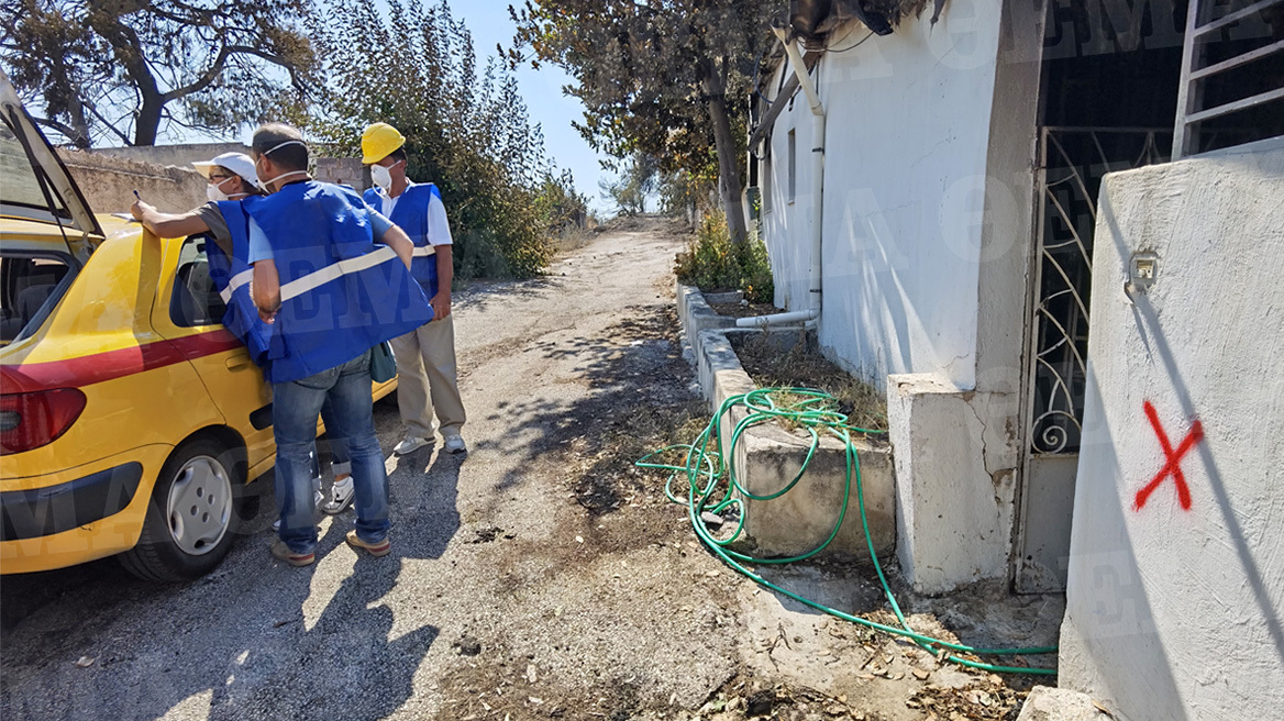 Συνεχίζεται η καταγραφή των ζημιών μετά τη φωτιά στην Πεντέλη - Δεκάδες σπίτια στο «κόκκινο»