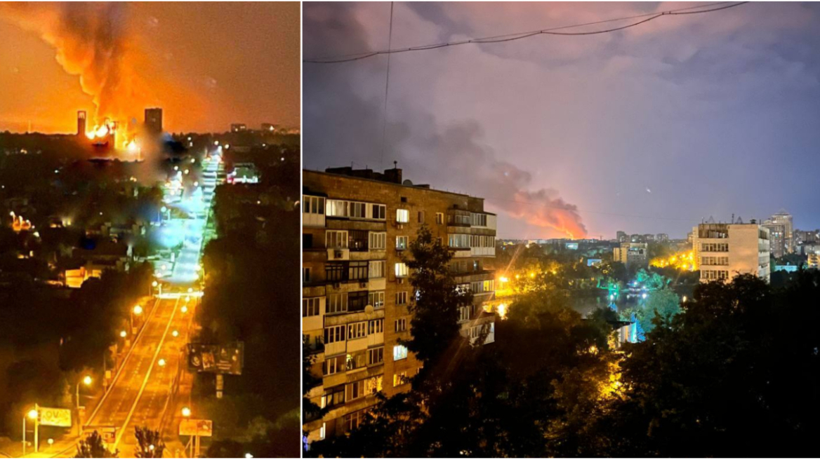 Πόλεμος στην Ουκρανία: Τοξική αμμωνία εκλύεται από φλεγόμενο ζυθοποιείο στο Ντόνετσκ