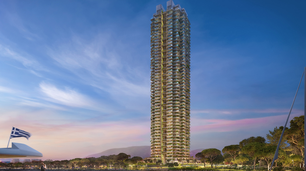 Riviera Tower: Ο υψηλότερος πράσινος ουρανοξύστης στη Μεσόγειο θα βρίσκεται στο Ελληνικό