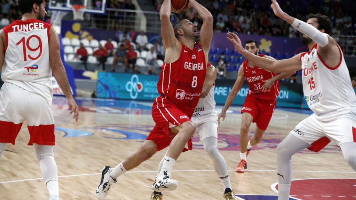  EuroBasket 2022, Τουρκία - Γεωργία 83-88: «Ζωντανή» για την πρόκριση