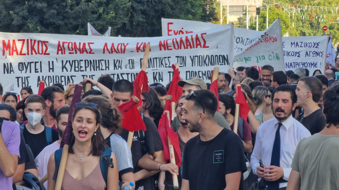 Ειρηνικές οι πορείες στη Θεσσαλονίκη - Έγιναν 4 προσαγωγές