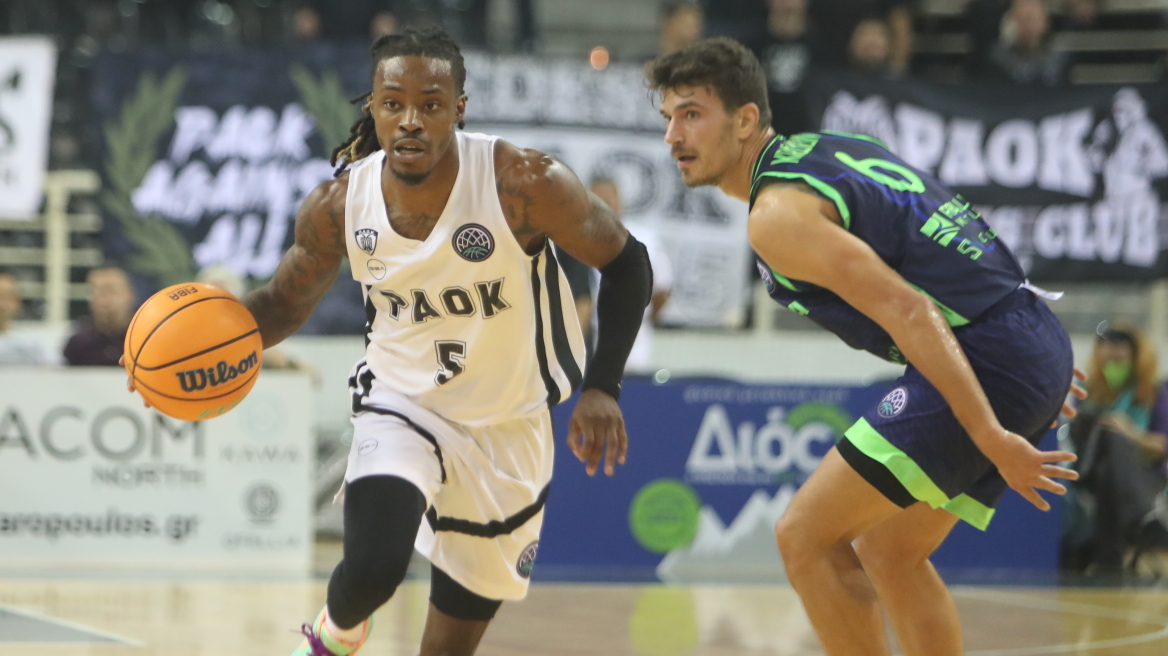  Basketball Champions League, ΠΑΟΚ - Σάσαρι 88-68: Πρώτη νίκη με κορυφαίο τον Ράιλι - Δείτε βίντεο