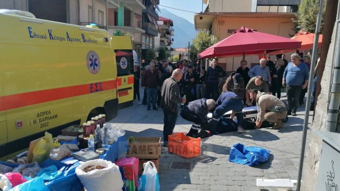 Καλαμπάκα: «Σκότωσα τη γυναίκα μου» - Τρελή πορεία αγροτικού σε λαϊκή με τέσσερις τραυματίες