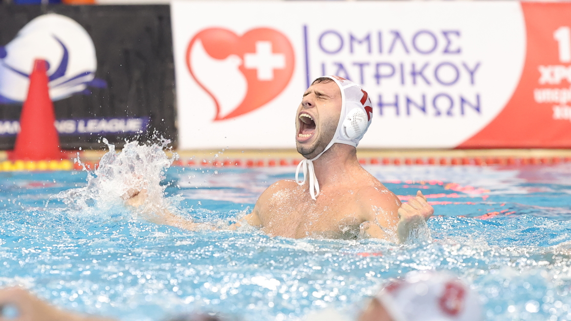 Champions League πόλο, Ολυμπιακός-Προ Ρέκο 9-7:Nίκη επί της πρωταθλήτριας Ευρώπης 