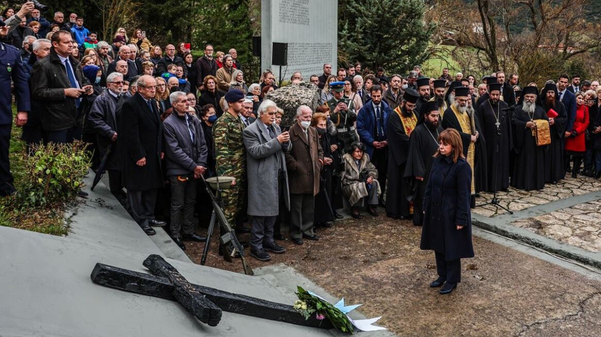 Σακελλαροπούλου για το Ολοκαύτωμα στα Καλάβρυτα: «Δεν λησμονούμε και δεν εφησυχάζουμε»