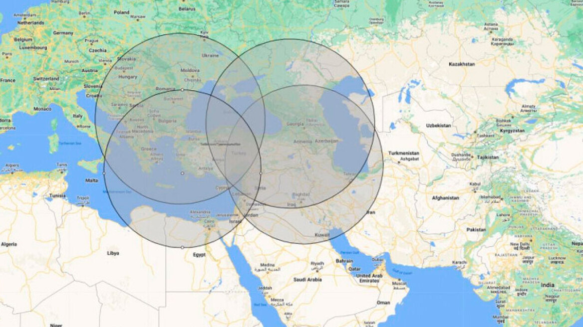 Τουρκία: Παρουσίασαν χάρτες με την νέα εμβέλεια του πύραυλου Ταϊφούν που ζήτησε ο Ερντογάν