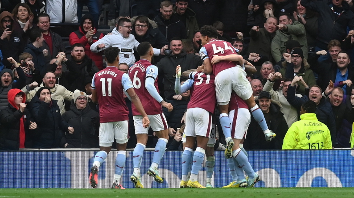 Premier League, Τότεναμ - Άστον Βίλα 0-2:  Έλαμψαν στο Λονδίνο οι χωριάτες 