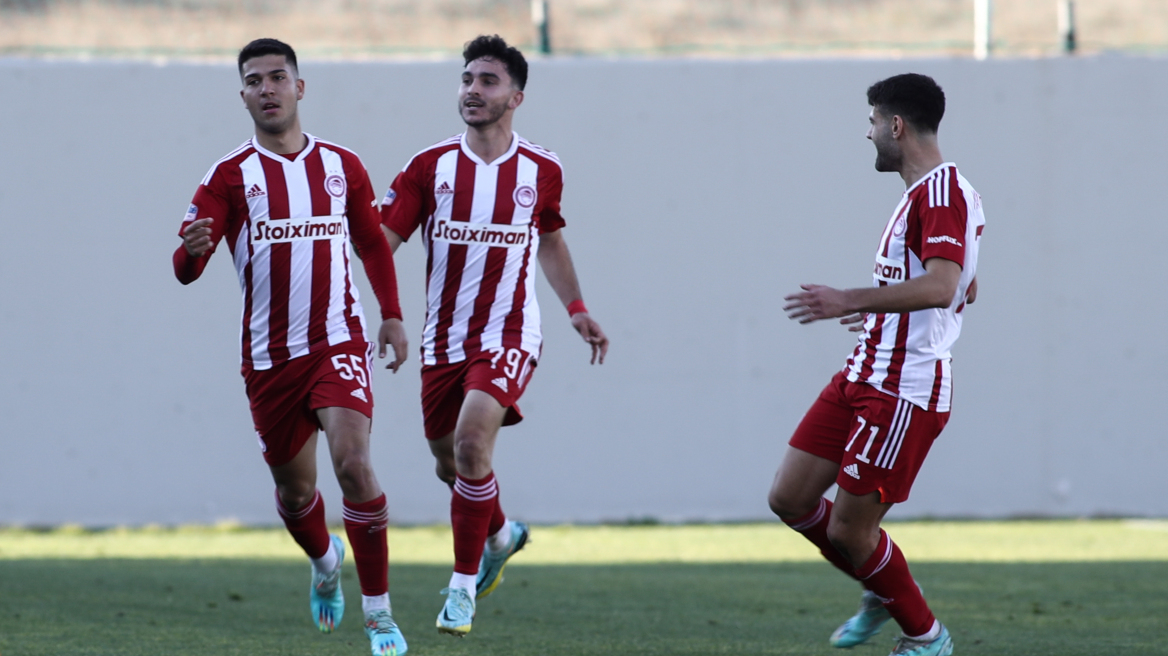 Super League 2, ΑΕΚ Β΄- Ολυμπιακός Β΄1-2: Νίκη με ανατροπή στο «Σεραφείδειο»