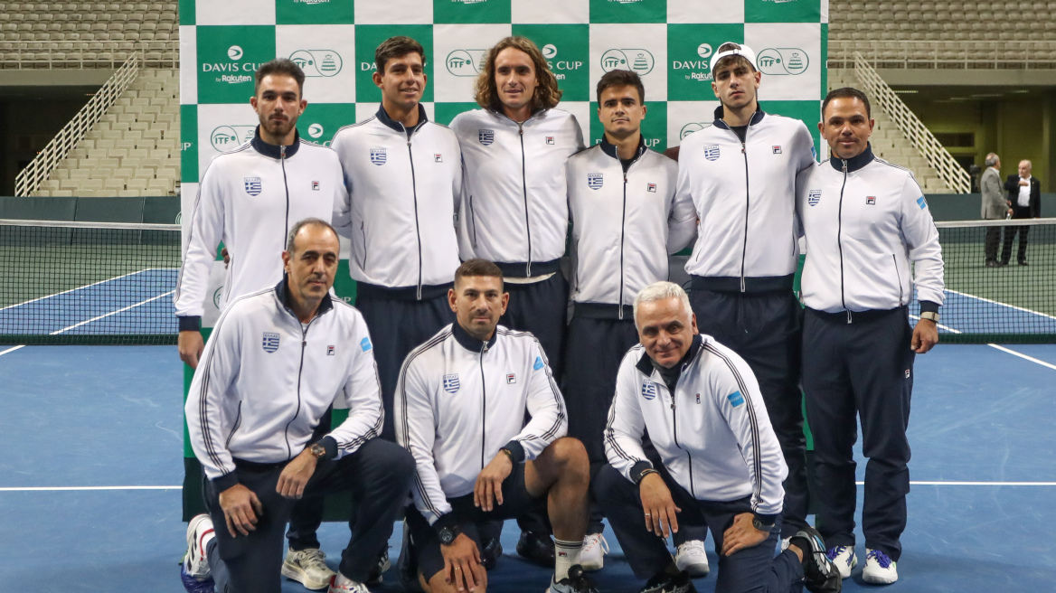  Davis Cup: Πρεμιέρα με Τσιτσιπά το Σάββατο στο ΟΑΚΑ 