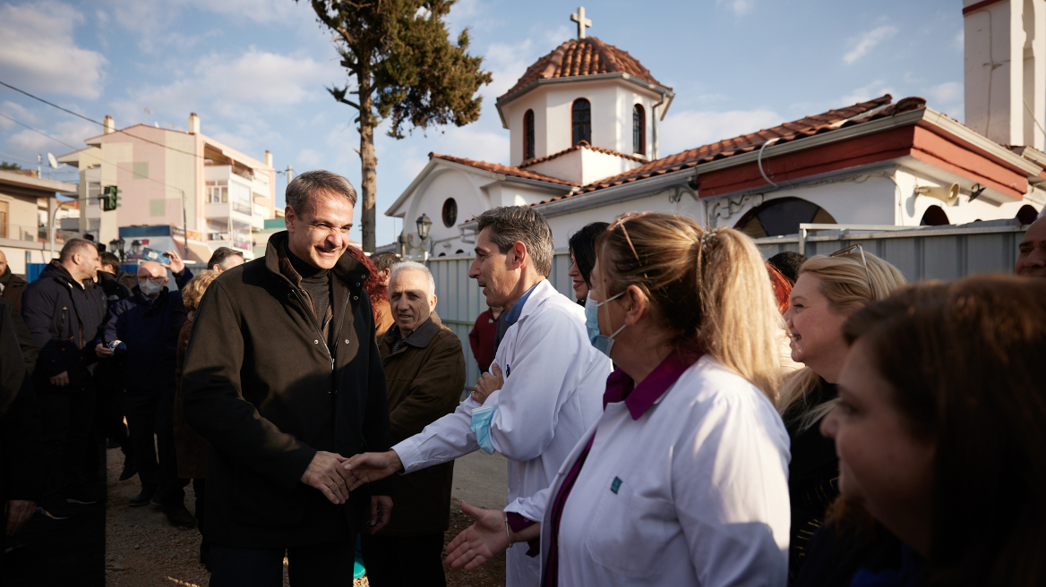 Κοζάνη: Επίσκεψη Μητσοτάκη στο «Μαμάτσειο» - Μεγάλο στοίχημα της δεύτερης τετραετίας η υγεία