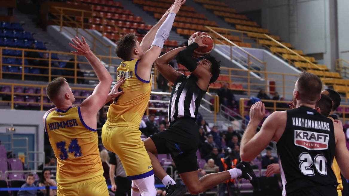 Κύπελλο μπάσκετ, Περιστέρι bwin - ΠΑΟΚ 77-64: «Πέταξε» στον ημιτελικό με Ντένμον και Μωραΐτη