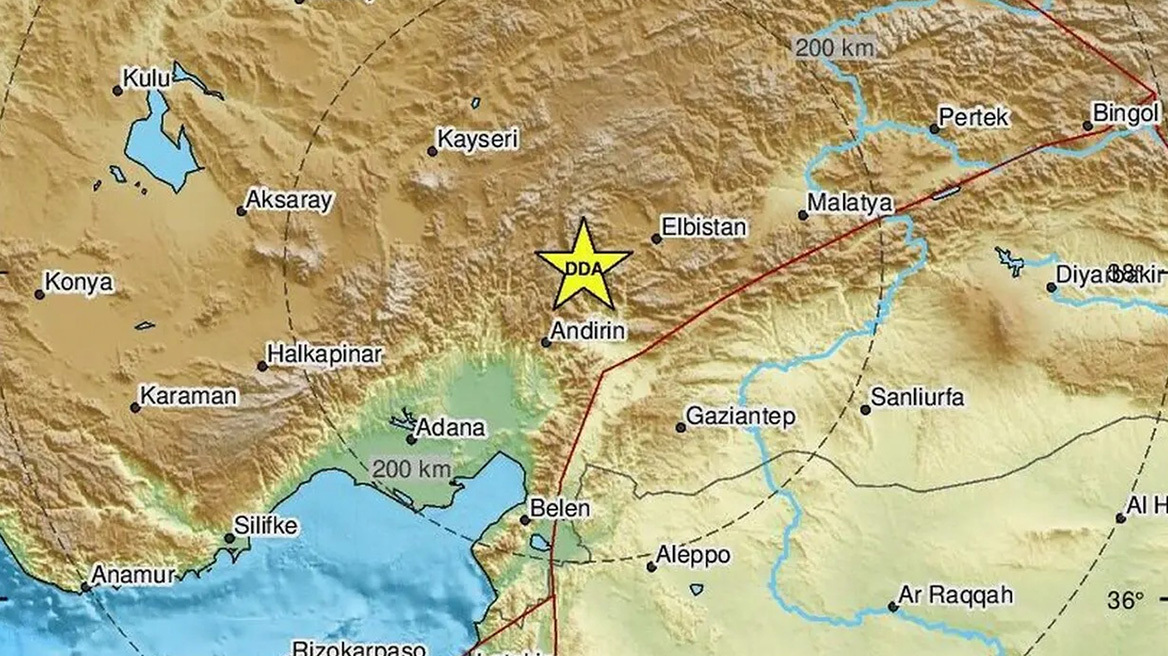 Σεισμός 5,2 Ρίχτερ στην Κεντρική Τουρκία - Δεν υπάρχουν αναφορές για ζημιές