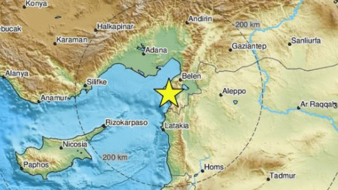 Τουρκία: Απανωτοί σεισμοί 6,4 και 5,8 και 5,2 R - Στην Αντιόχεια το επίκεντρο, ζημιές σε κτίρια