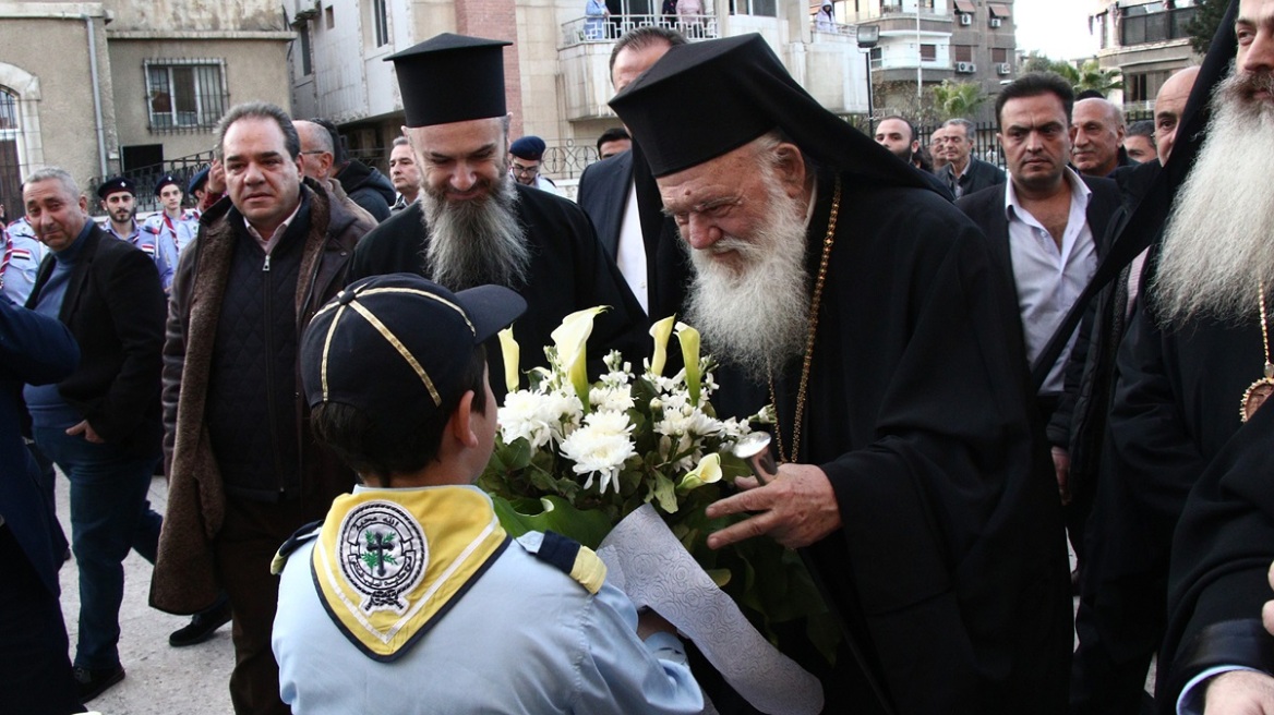 Στη Δαμασκό ο Ιερώνυμος - Εκκλησία και «Αρχιεπισκοπή» παρέδωσαν ανθρωπιστική βοήθεια στους σεισμόπληκτους