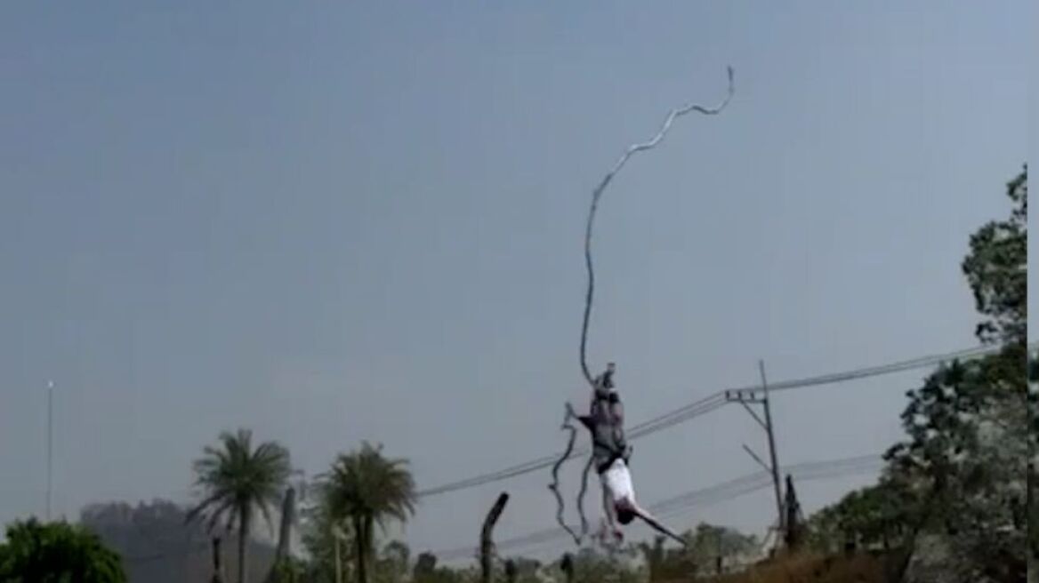 Ταϊλάνδη: Έσπασε το σχοινί όταν έκανε bungee jumping αλλά επέζησε