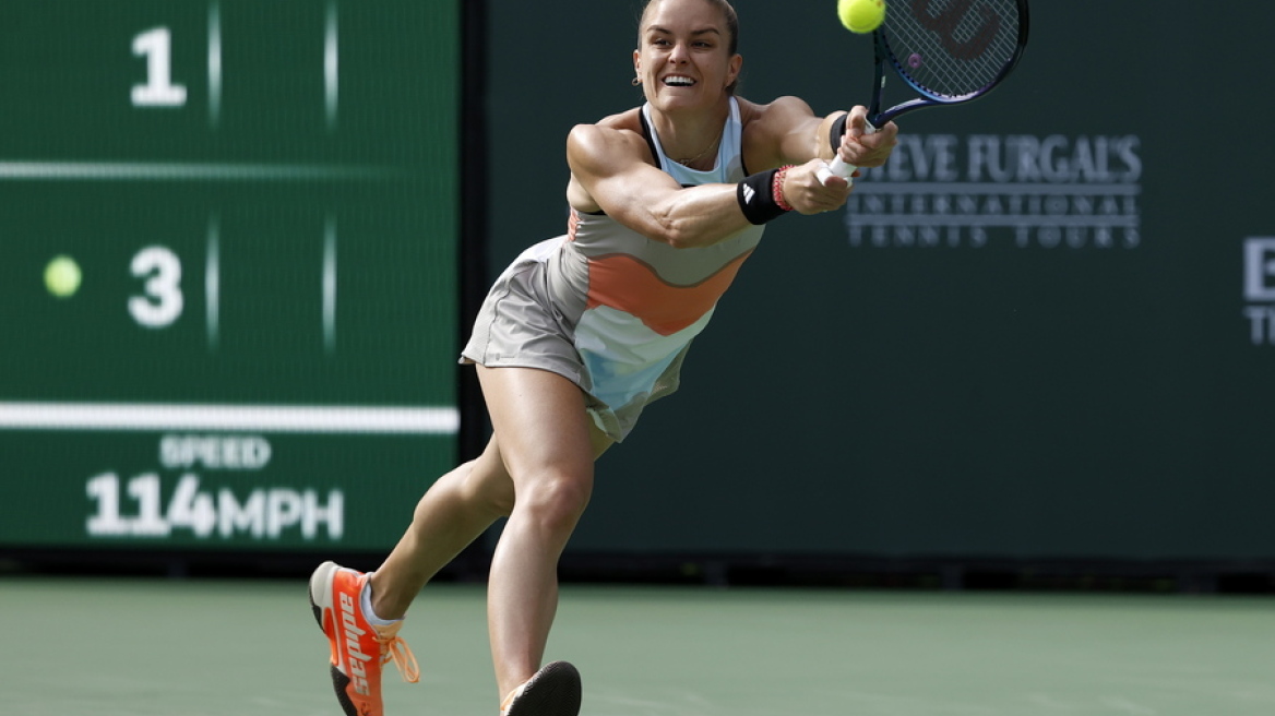 Miami Open, Σάκκαρη - Αντρεέσκου 1-2: Πρόωρος αποκλεισμός 