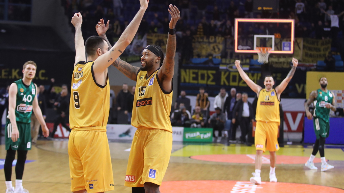 Basket League, ΑΕΚ - Παναθηναϊκός 77-73: Θρίαμβος της Ένωσης σε παιχνίδι-θρίλερ 