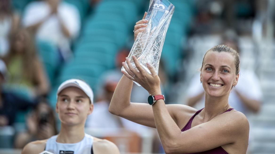 Miami Open, Κβίτοβα - Ριμπάκινα 2-0: Κούπα στη Φλόριντα 