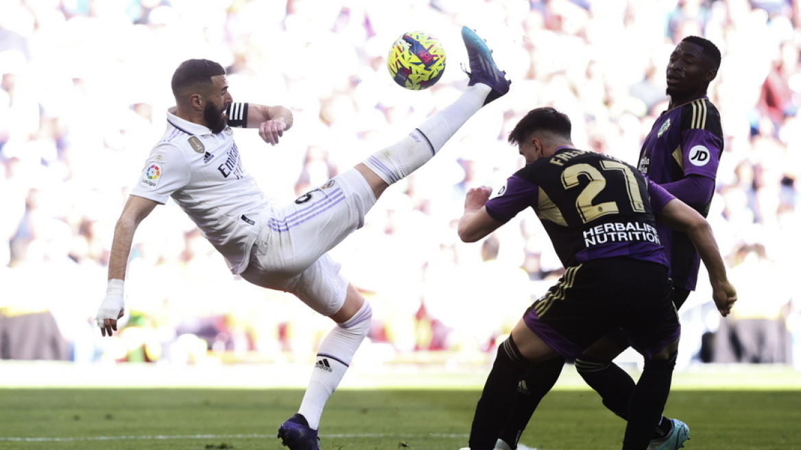 La Liga, Ρεάλ Μαδρίτης - Βαγιαδολίδ 6-0: Εξάρα με σόου Μπενζεμά 