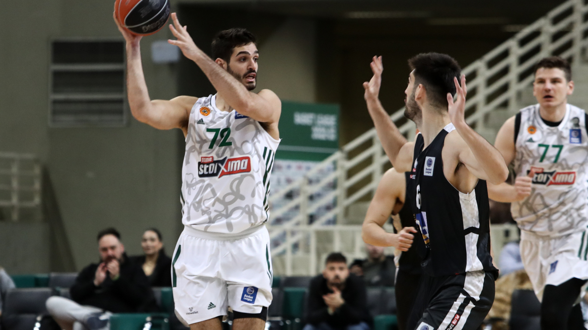 Basket League, Παναθηναϊκός - Απόλλων 108-77: Ξέσπασε με «κατοστάρα» στους Πατρινούς 