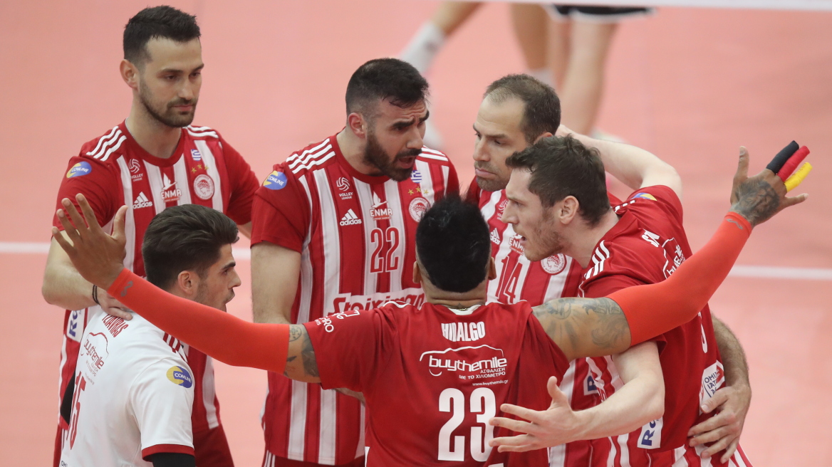 Volley League, Ολυμπιακός-ΠΑΟΚ 3-1: Πρώτο βήμα για τον τίτλο 