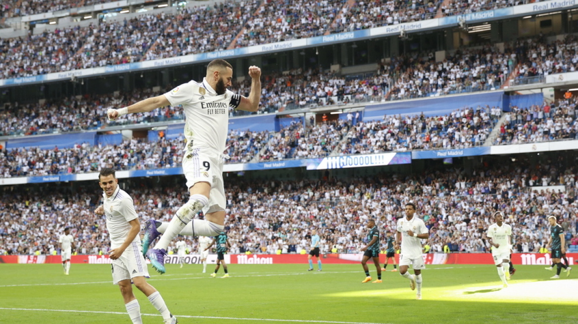 La Liga, Ρεάλ Μαδρίτης – Αλμερία 4-2: Τρίποντο με χατ τρικ Μπενζεμά 