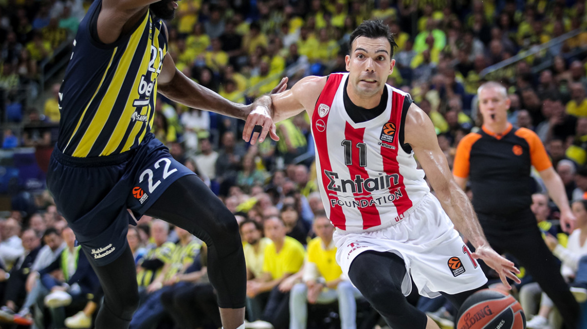 Euroleague, Φενερμπαχτσέ-Ολυμπιακός 71-72: Νίκη με τρίποντη «βόμβα» Σλούκα - Δείτε βίντεο