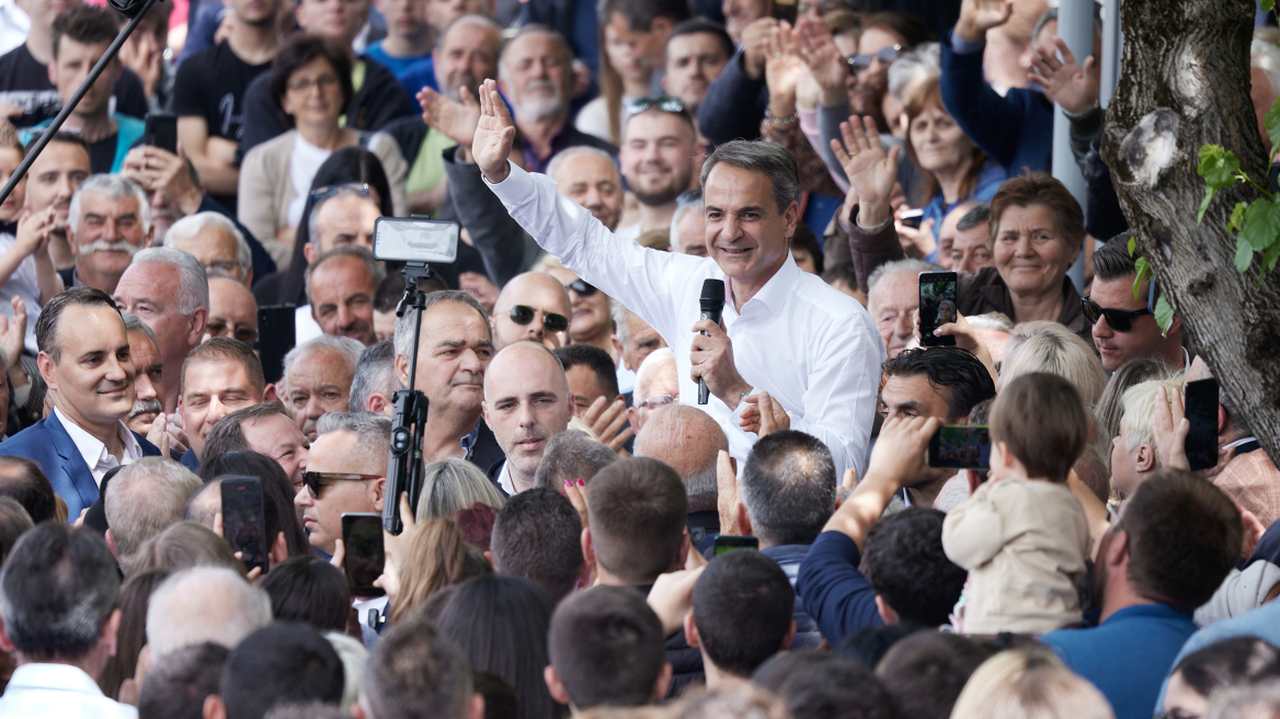 Εκλογές 2023 - Μητσοτάκης: Η χώρα χρειάζεται σταθερή κυβέρνηση, δέσμευση η αύξηση μισθών και συντάξεων